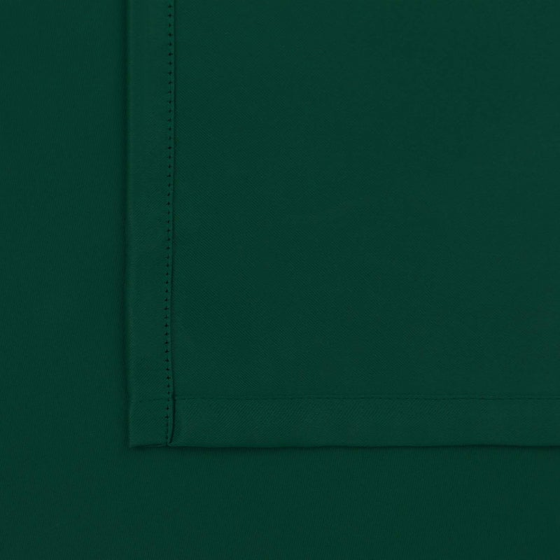BGment Rod Pocket and Back Tab Blackout Curtains for Bedroom - Christmas Emerald Green Thermal Insulated Room Darkening Curtains for Living Room, 2 Window Curtain Panels (42 x 63 Inch) - Image 5